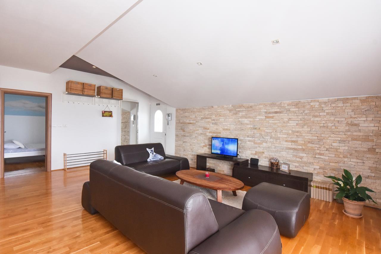 Apartment Larisa Gornji Karin Bagian luar foto